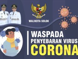Pemko Solok Siapkan 9 Langkah Tangkal Virus Corona