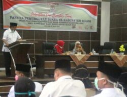 Bupati Gusmal Bersama KPU Gelar Pelantikan Dan Orientasi Tugas PPS Se-Kabupaten Solok