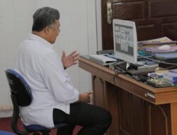 Wako Solok Perkuat Koordinasi Melalui Vicon Dengan Perangkat Daerah se Kota Solok