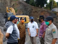 Wabup Dampingi Gubernur Tinjau Lokasi Longsor