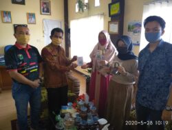 Nagari Kotobaru Terima Bantuan Peduli Corona Dari Tim Pengabdian Masyarakat (Pengabmas) Dosen FKM Unand