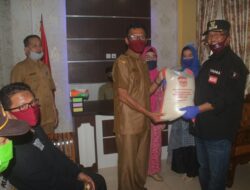 Nagari Gantung Ciri Kabupaten Solok Terima Bantuan Beras Untuk 761 KK