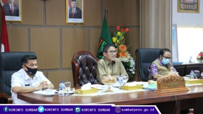 Pemprov Sumbar Adakan Rakor Virtual Jelang ‘New Normal’