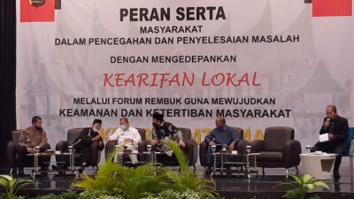 Kearifan Lokal Bangun Situasi Kondusif Masyarakat