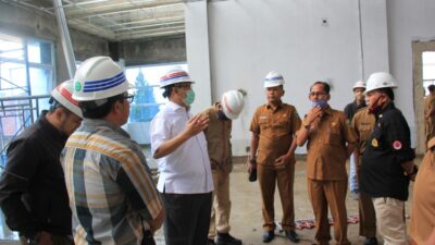Bupati Solok Tinjau Pembangunan Gedung Baru Sekretariat Daerah