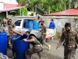 Tim 7 Payakumbuh Gelar Razia, Sita Ratusan Liter Tuak