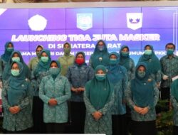 PKK Luncurkan Gerakan Tiga Juta Masker di Sumbar