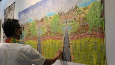 Karya Seni ‘Kehidupan Baru’ Dipamerkan di Taman Budaya Sumbar