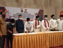 KPU dan Polda Sumbar, Tegaskan Pilkada Patuhi Protokol Kesehatan !