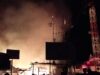 Kebakaran di kawasan Simpang Empat, Danau Maninjau, Kabupaten Agam, Jumat 18 September 2020 malam. Foto : Cantika Riski
