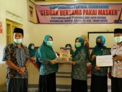 Monitoring HKG PKK, TP-PKK Tanah Datar Kembali Distribusikan APD