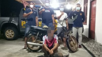 Seorang Pelaku Curanmor Berhasil Ditangkap Polres Dharmasraya
