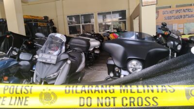 24 Unit Moge Rombongan Pengeroyokan TNI Dibawa ke Polda Sumbar