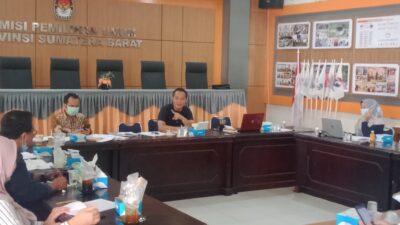 KPU dan Tim Paslon Bahas Materi Debat Calon Gubernur Sumbar