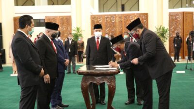 Sekretaris Jenderal DPD RI Rahman Hadi, Resmi Dilantik AA LaNyalla