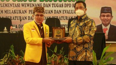 Mahyudin : DPD RI Miliki Peran Pada Pembangunan Hukum