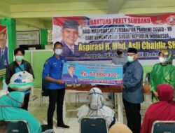 Kemensos Serahkan Bantuan Untuk Masyarakat Terdampak Covid-19