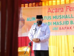 Wako Solok Resmikan Masjid Baitul Maqdis