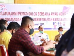 Wawako Solok Silaturrahmi Bersama Awak Media