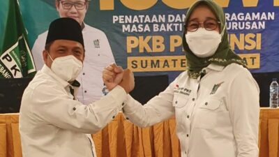 PKB Sumbar Gelar Musyawarah Wilyah, Febby Akhiri dengan Serahkan Tongkat Estafet