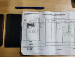 Dua Pria Pelaku Praktik Togel, Berhasil Ditangkap Polres Dharmasraya