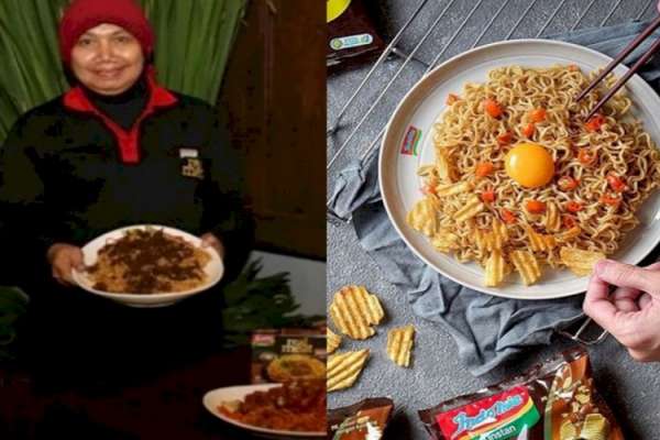 Peracik rasa Indomie, Nunuk Nuraini. Foto : Internet