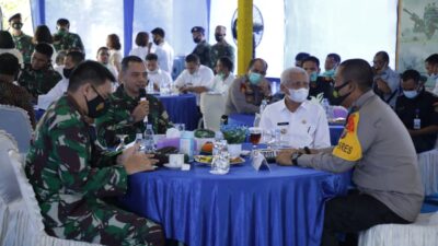 Bupati Asahan Hadiri Coffe Morning di Moko Lanal TB/Asahan