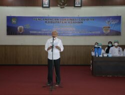 Bupati Asahan dan Forkopimda Laksanakan Pencanangan Vaksinasi Covid-19 di Kabupaten Asahan