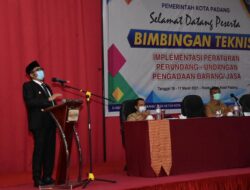 Pemko Padang Adakan Sosialisasi Terkait Pengadaan Barang