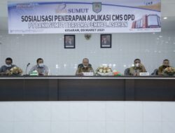 Sosialisasi Penerapan Aplikasi CMS OPD PT Bank Sumut Bersama Pemkab Asahan