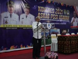 Bupati Asahan Menutup Kongres ASKAB PSSI Asahan