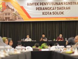 Wawako Hadiri Acara Bimtek Penyusunan Renstra Perangkat Daerah Kota Solok