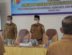 Wawako Hadiri Dialog Penyusunan Program Pengembangan Koperindag dan UMKM Kota Solok