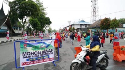 Masyarakat Antusias Ikuti Care Free Day di Bukittinggi Usai Satu Tahun Terhenti
