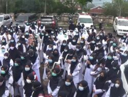 Minta Revisi Perbup, Ratusan Nakes Gelar Aksi Unjuk Rasa Ke DPRD Kabupaten Solok