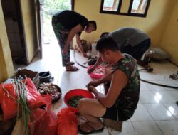 Koptu Dana, Jadi Juru Masak Satgas TMMD 110/ Kodim 1201