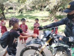 Satgas TMMD 110/ Kodim 1201 Kenalkan Pola Hidup Bersih ke Pelajar