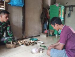 Anggota Satgas TMMD 110/ Kodim 1201 Hadiri Perayaan Tahun Baru Padi di Desa Tolok