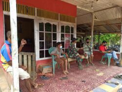 Cegah Covid-19, Anggota Satgas TMMD 110/ Kodim 1201 Imbau Terapkan Prokes