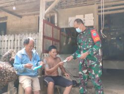 Satgas TMMD 110/ Kodim 1201 Berikan Makser Gratis ke Warga Dusun Ojak