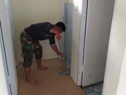 Satgas TMMD 110/ Kodim 1201 Bersihkan Tempat Ibadah