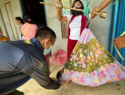 Satgas TMMD 110/ Kodim 1201 Edukasi Warga Cegah Covid-19 di Posyandu Tolok