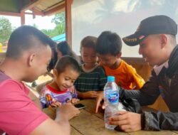 Satgas TMMD 110/ Kodim 1201 Berikan Edukasi Penggunaan Internet untuk Anak-anak