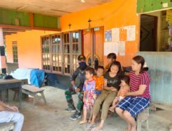 Satgas TMMD 110/ Kodim 1201 Ingatkan Orang Tua di Tolok Jaga Anak