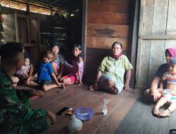 Satgas TMMD 110/ Kodim 1201 Laksanakan Komsos dengan Warga Dusun Sedange