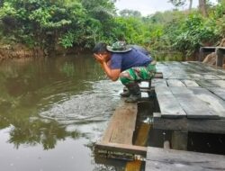 Ini Cara agar Wajah Anggota Satgas TMMD 110/ Kodim 1201 Kembali Segar Usai Bekerja