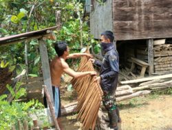 Cekatan, Satgas TMMD 110/ Kodim 1201 Jadi Montir Dadakan