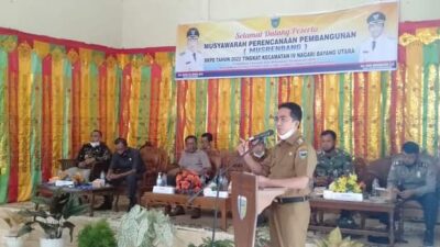 Wabup Pessel buka Musrenbang RKPD Kecamatan IV Nagari Bayang Utara Tahun 2022