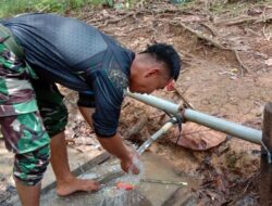 Satgas TMMD 110/ Kodim 1201Berharap Sumber Air Dusun Keronang Tak Kering