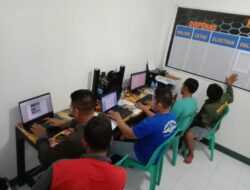 Tim Penerangan TMMD/ Kodim 1201 Sajikan Informasi Terkini